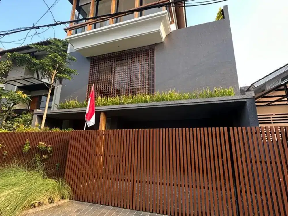 Rumah Mewah Baru 4 Lantai Japanese Style di Pondok Indah