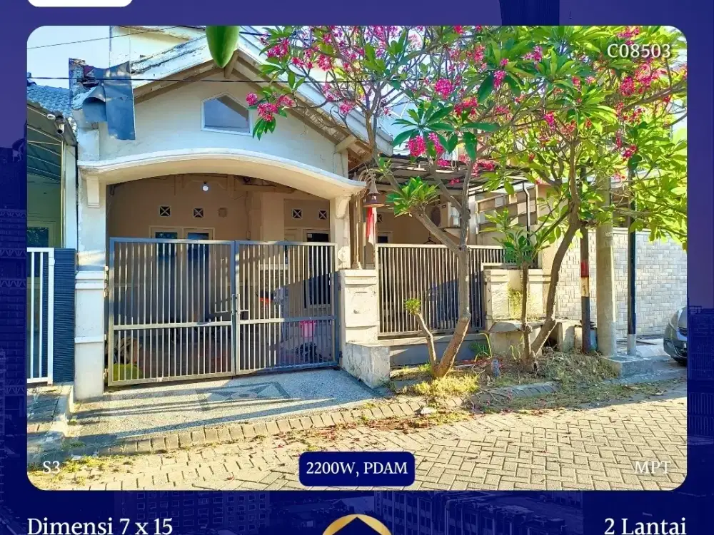 Rumah Deltasari Baru Ngingas Sidoarjo dkt Waru Aloha Juanda Rewwin