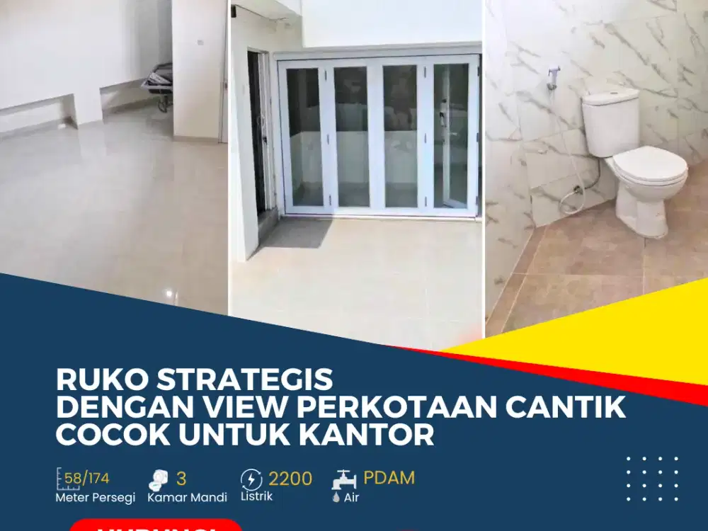 Ruko Stategis Tengah Kota Solo Cocok Untuk Kantor