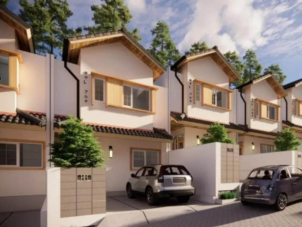 Rumah Gaya Jepang Nuansa Villa di Padasuka dkt Arcamanik