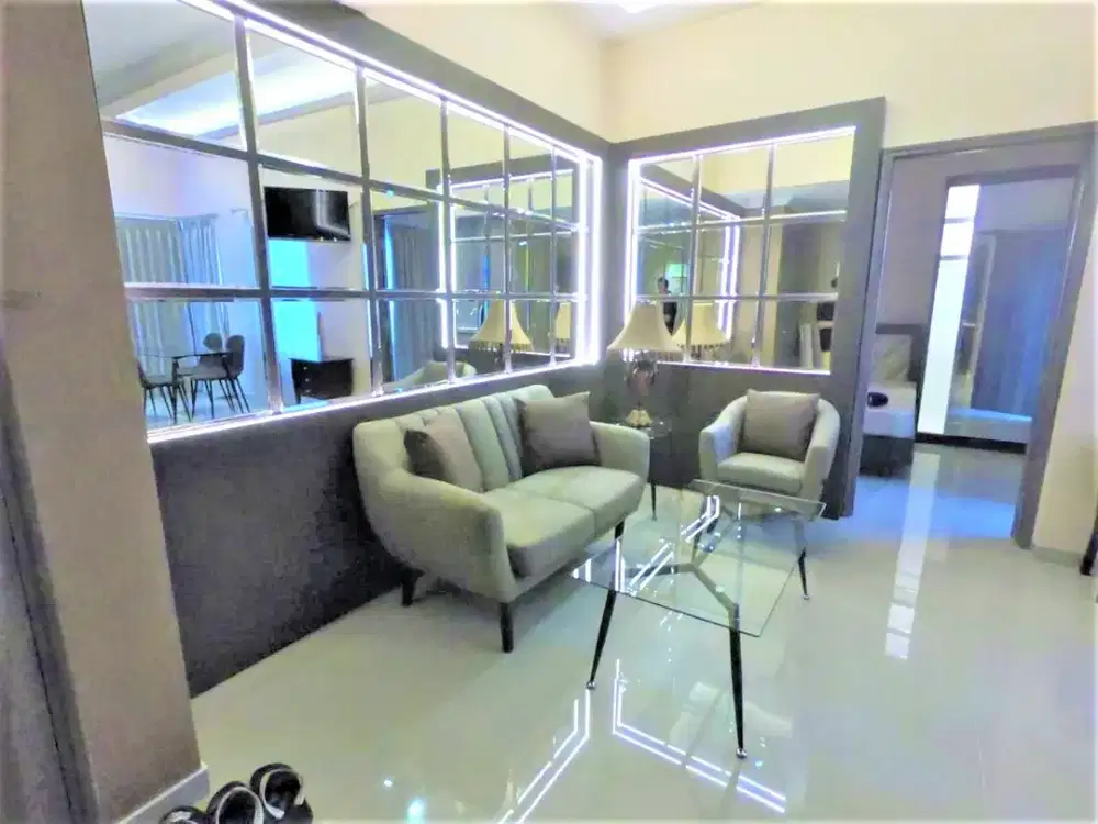 Dijual Apartemen Sudirman Park Tipe 3 Kamar Tidur Fully Furnished