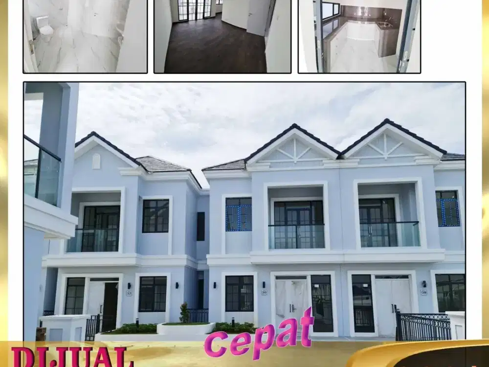 DIJUAL RUMAH MURAH 3 LANTAI SIAP HUNI DI LAVON2 VIRIDA CIKUPA TANGERAG