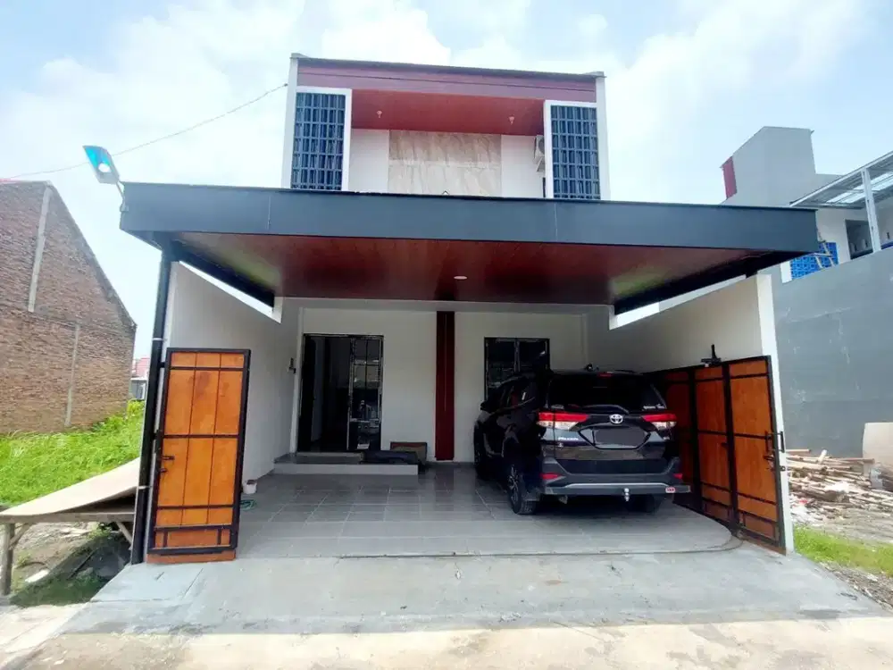 Rumah Baru Gress 2 lt SHM Ready Unit Siap Huni dkt Superindo Kartasu