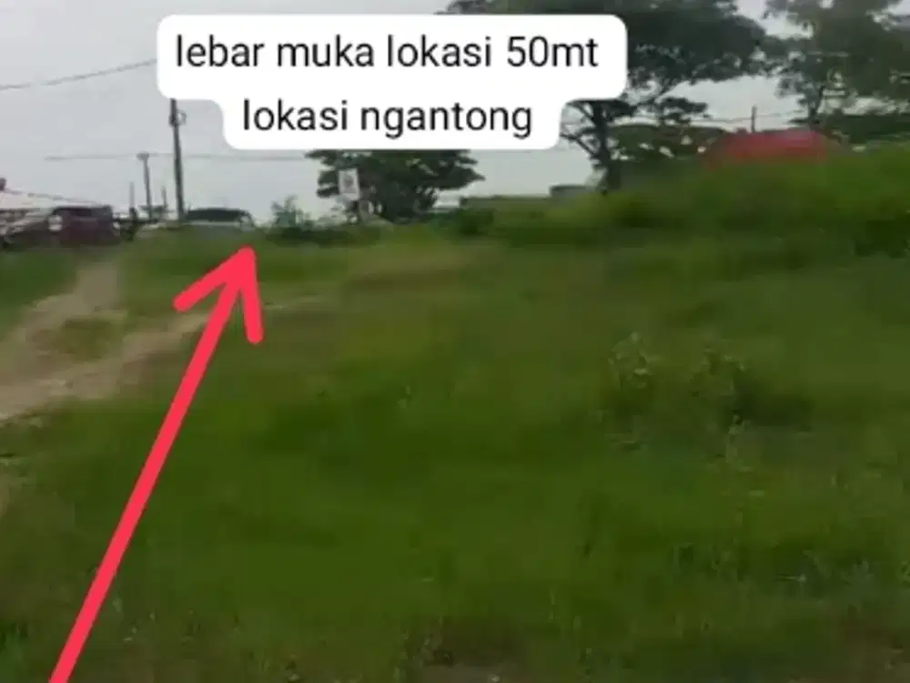 dijual murah tanah darat 2.9hk nempel jln utama masuk kontener