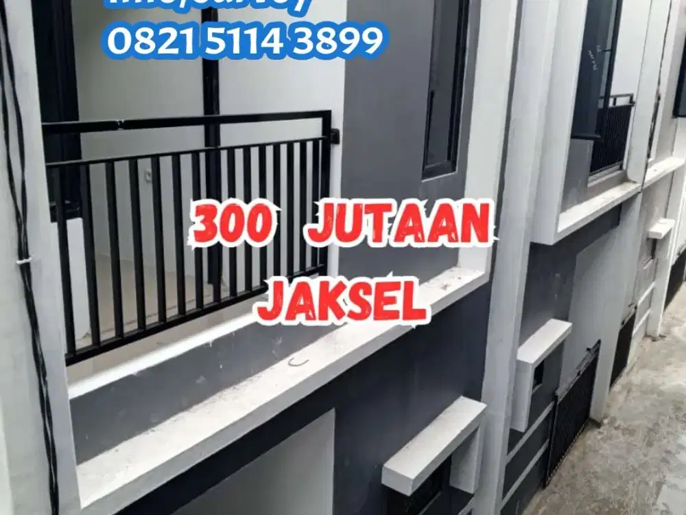 Rumah Baru 2 Lantai Murah Akses Motor bebas banjir di Jagakarsa Jaksel