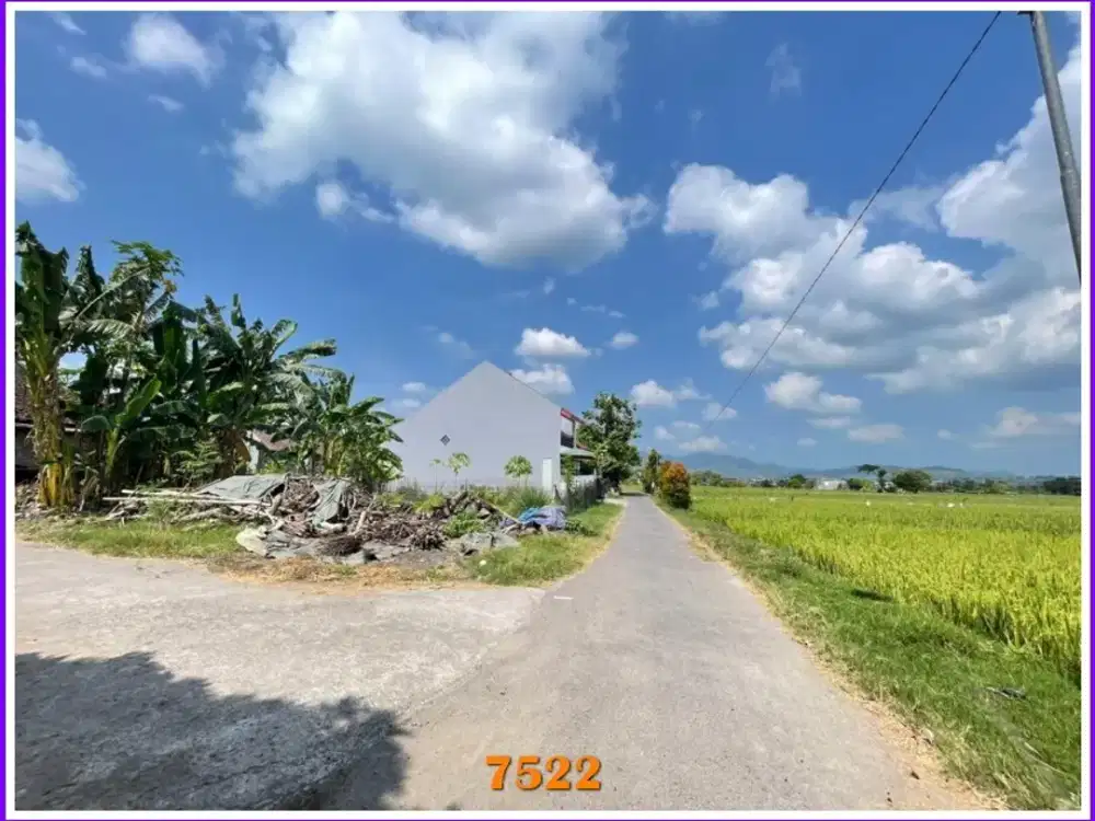 Tanah di Berbah SHMP Balik Nama Murah