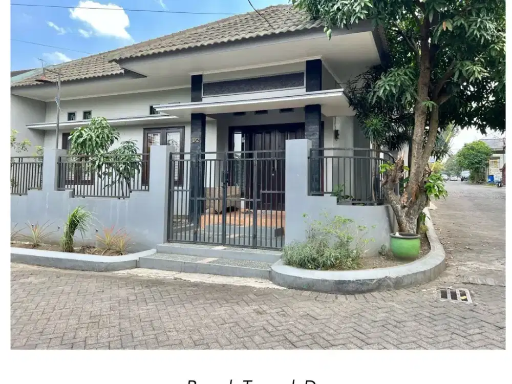 Rumah siap huni area bunga kalpataru dkt bunga dewandaru merak coklat