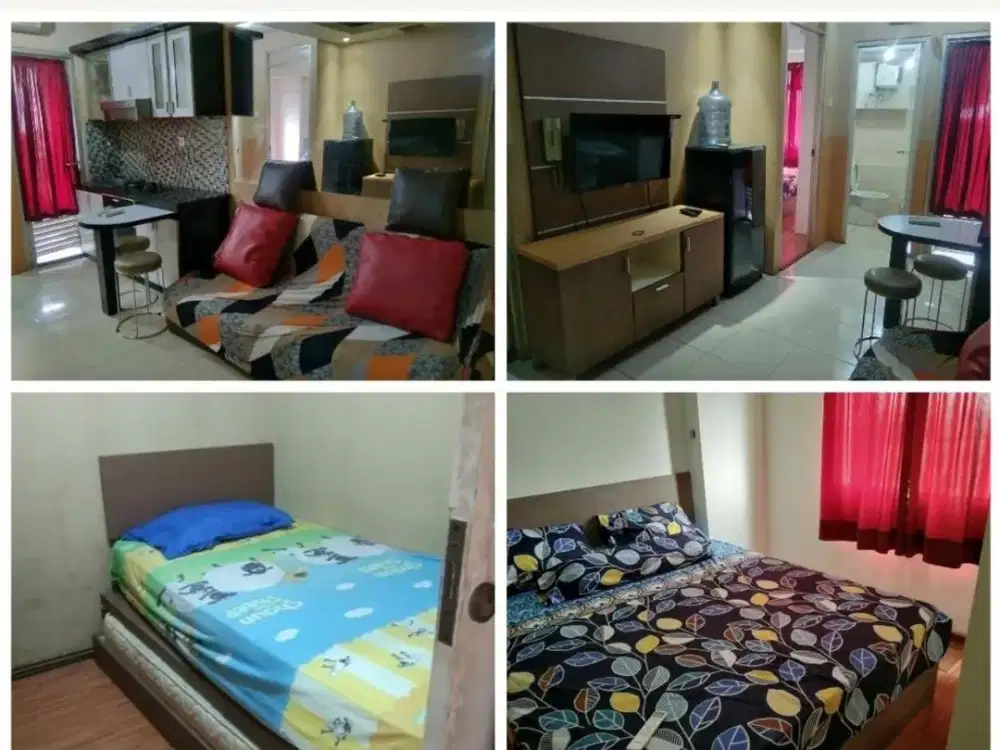 Apartemen Kelapa Gading Nias 2 Kamar Emerald Furnished Tahunan Lt 6