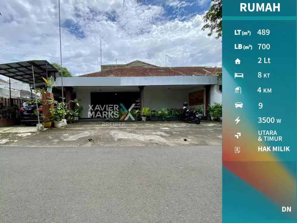 Dijual Rumah Klasik Posisi Hook di Jalan Buah-Buahan, Klojen Malang