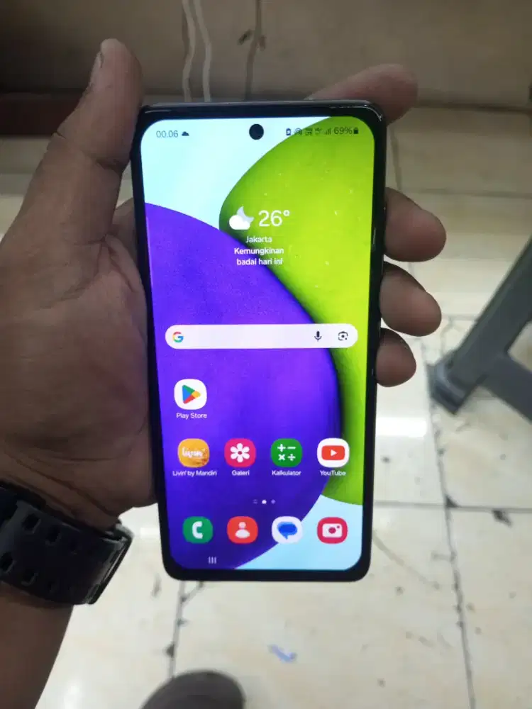 Samsung a52 4G nfc fp on ram 8/256 ori