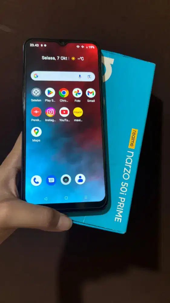 Dijual hp Realme Narzo 50i Prime