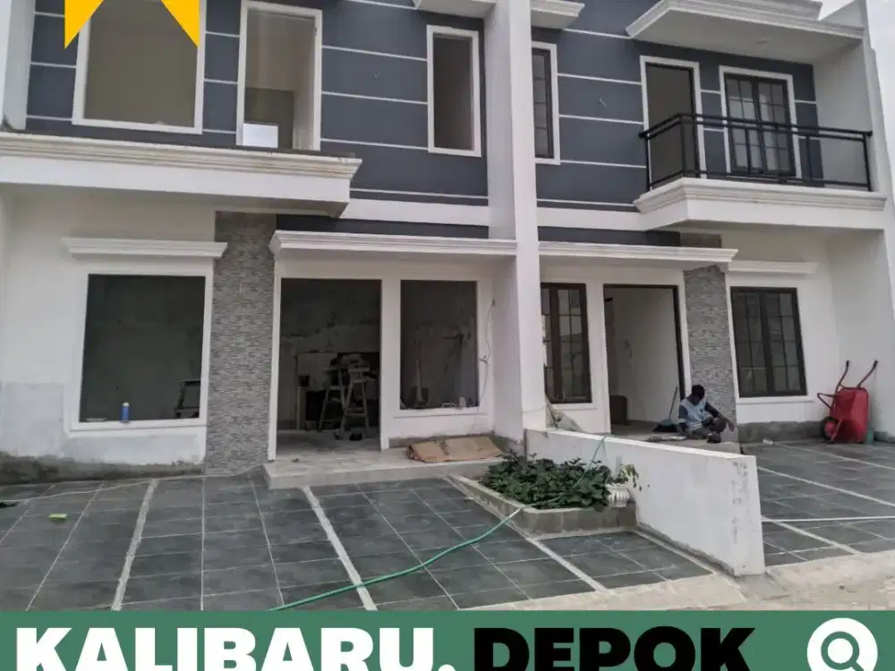 Rumah dijual Murah 2 Lt. Kalibaru Depok dekat Setu Cilodong Free Biaya