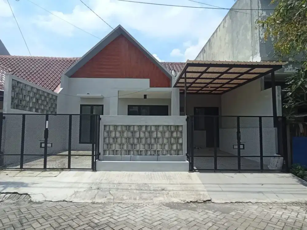 Disewakan Rumah Baru Gress 1 Lantai di Babatan Pratama, Surabaya Barat