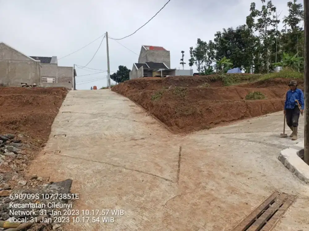 Tanah kavling dengan view kota