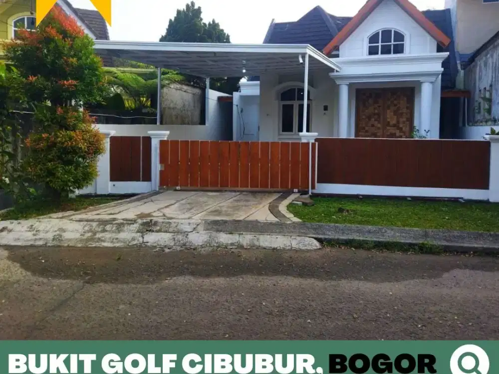 Rumah dijual Murah, Luas, Asri Bukit Golf Riverside Cibubur, Bogor,SHM