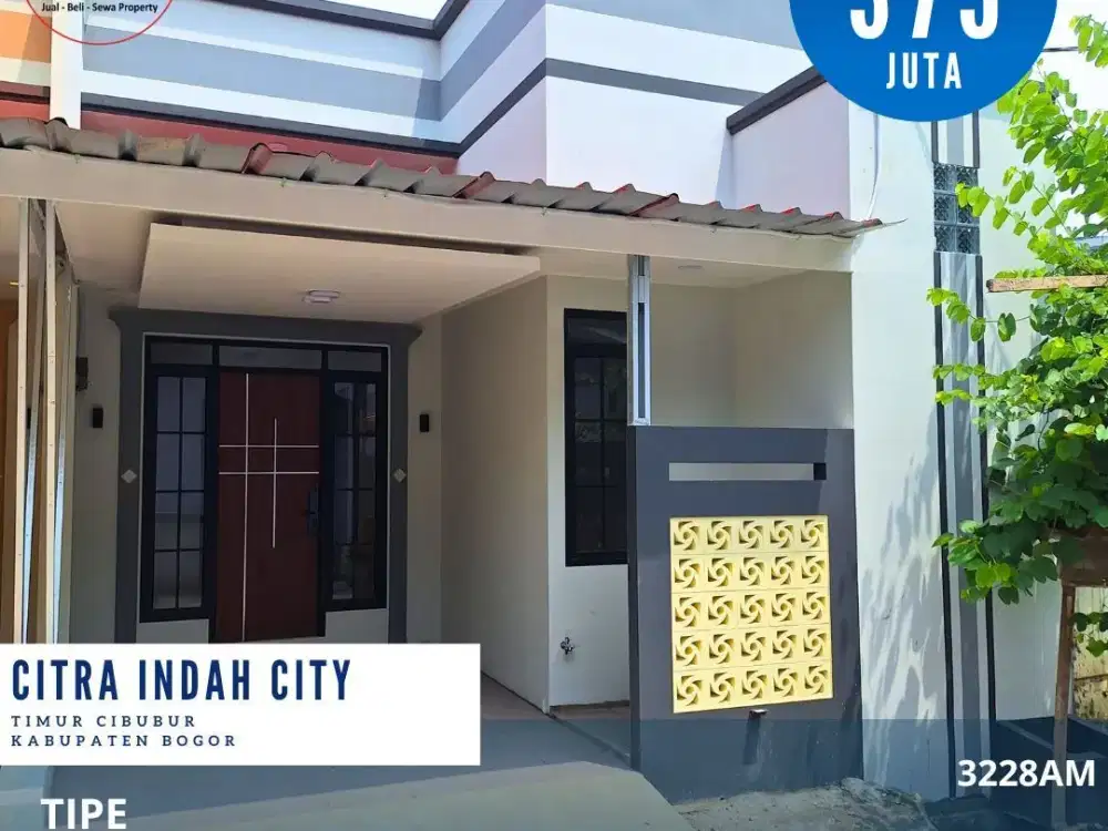 Dijual rumah dicitra indah city rumah siap huni full renovasi