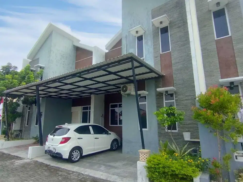 Kontrakan Rumah Cluster 2Lt One Gate Securotu 24jam Include furnished
