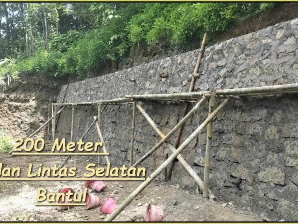 900 RB/m Free Pajak Tanah Jogja Bantul 200 Meter Jalur Lintas Selatan
