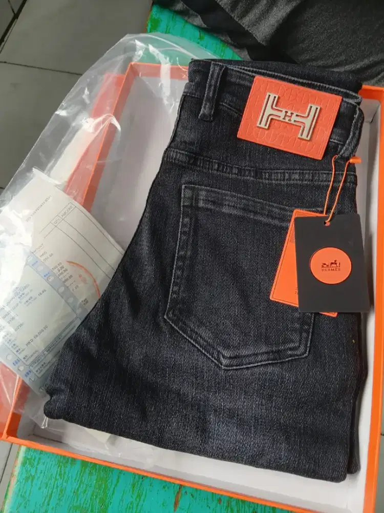 Celana jeans Hrmes mirror