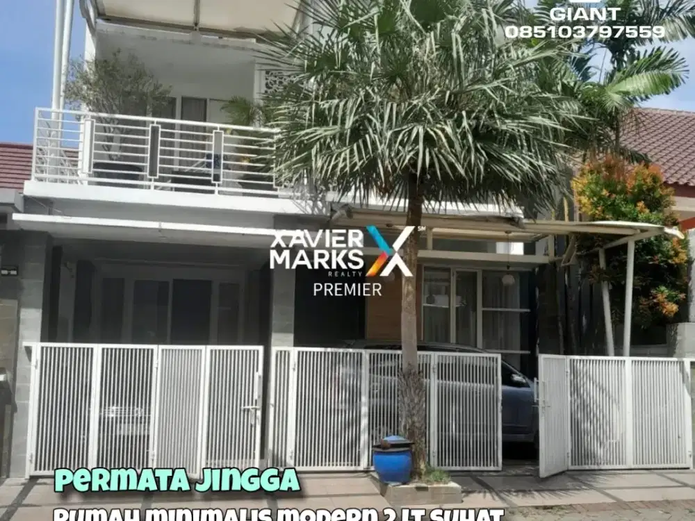 RUMAH MINIMALIS MODERN 2 LANTAI ( FURNISHED ) Di Permata Jingga Suhat