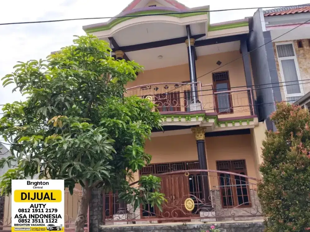 Rumah 2 lantai siap huni di kahuripan nirwana lokasi strategis