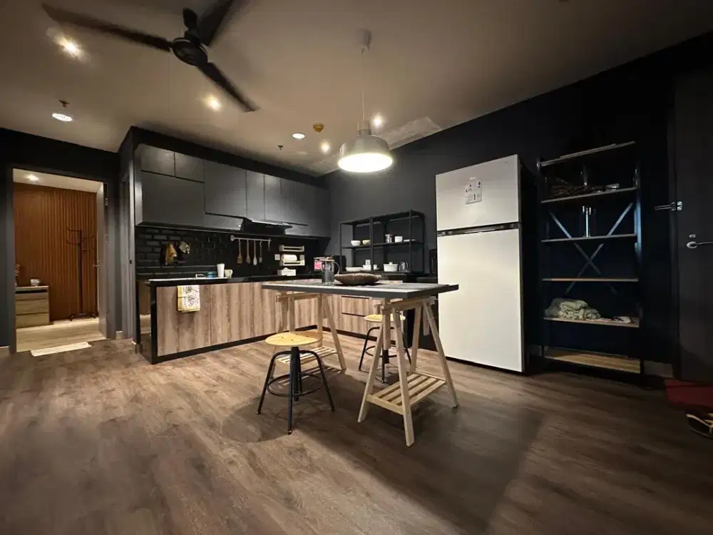 DIJUAL APARTEMEN PRAXIS 2BR 2KT FURNISH TENGAH KOTA SURABAYA PUSAT