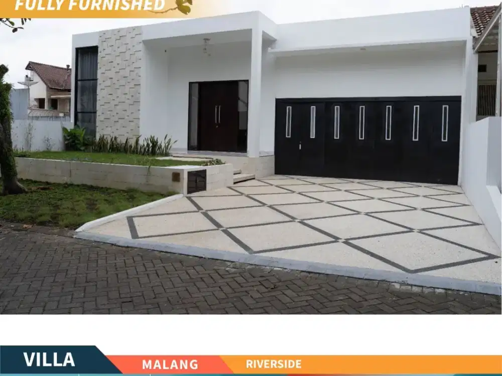 Dijual Villa Syariah Aesthetic Full Furnish Di Riverside Malang(OLX610