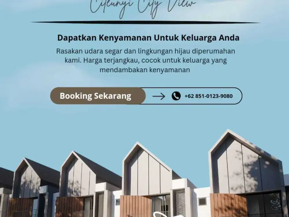 Hunian Modern 2 Lantai Nyaman dan Strategis