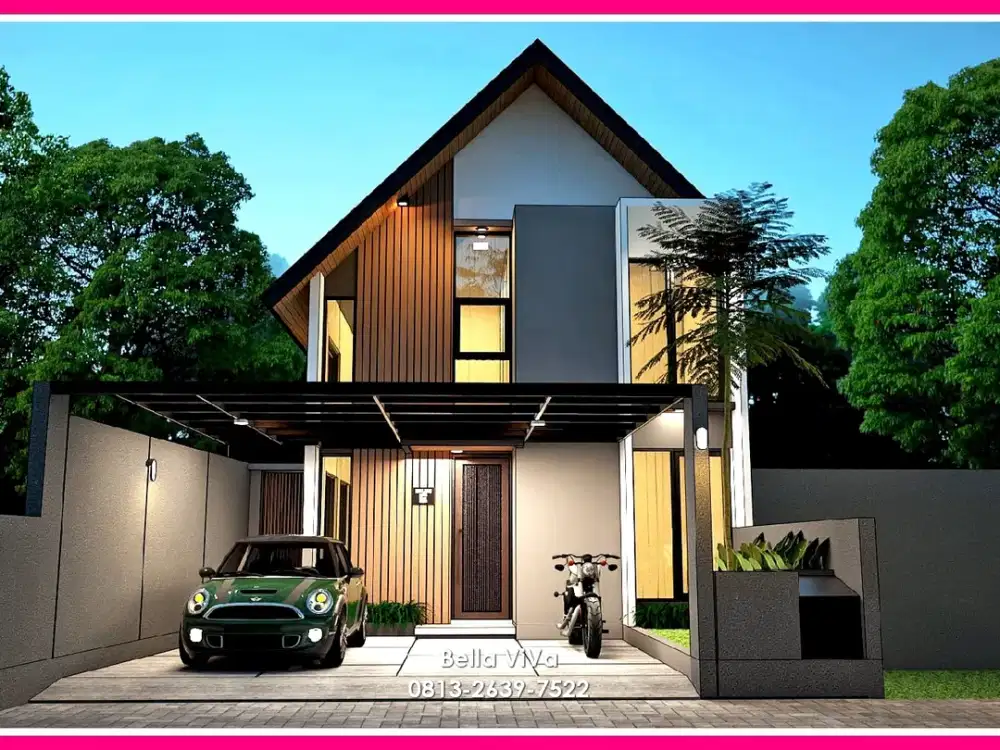 Rumah 2 Lt jakal Free Balik Nama, Modern Ekonomis