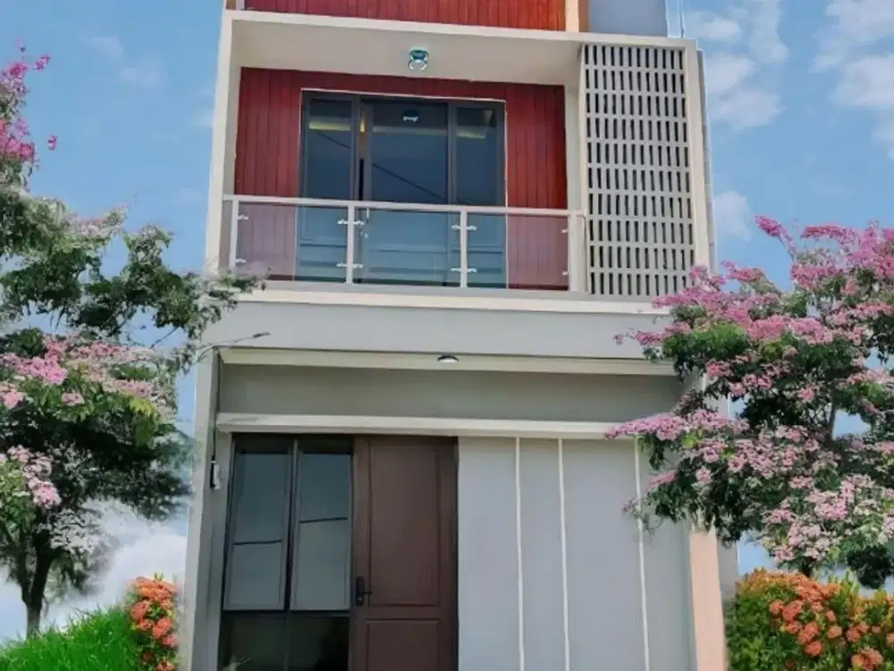 RUMAH CLUSTER MEWAH 2 LANTAI SIAP HUNI 600JTAN KPR DP 0% ALL IN BIAYA