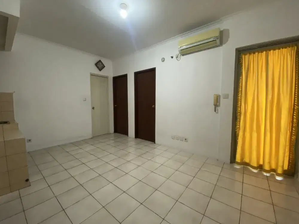 2BR unfurnish 3AC, lantai rendah Apt.Mediterania 1 Tanjung Duren