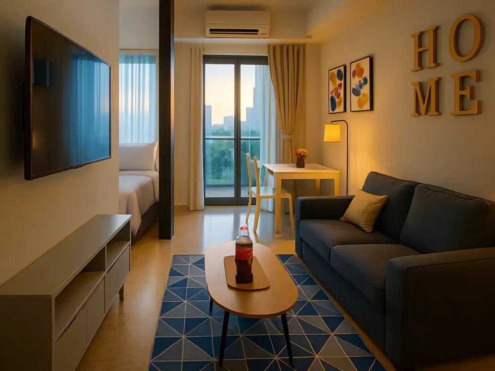 Sewa Apartemen Menteng Park 2 kamar Full furnish