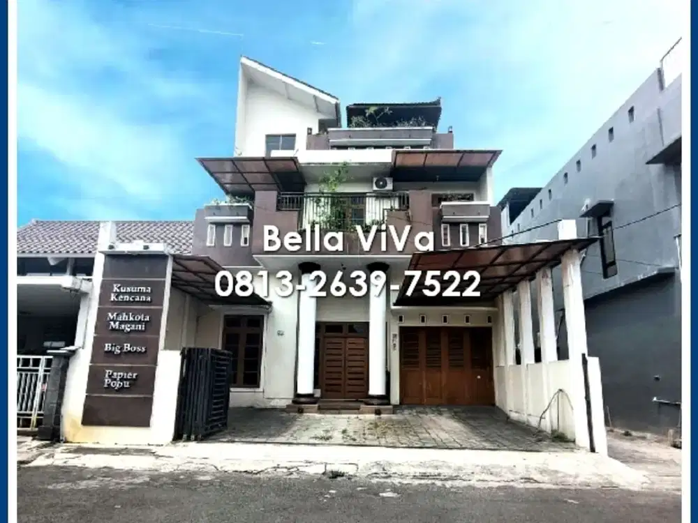Selangkah Amplaz Mall, Rumah 3 Lt Cocok Kos Seturan