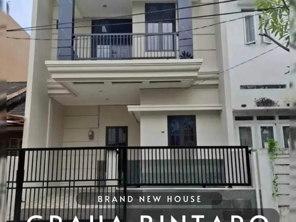 Dijual rumah baru 2 lantai desain cantik Cluster Graha Bintaro jaya