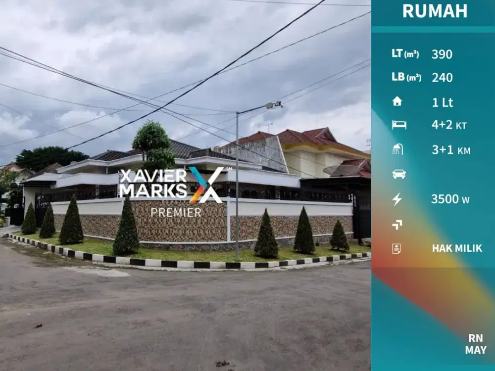 Dijual Rumah Klasik Super Terawat Posisi Hook, Bukit Dieng Malang
