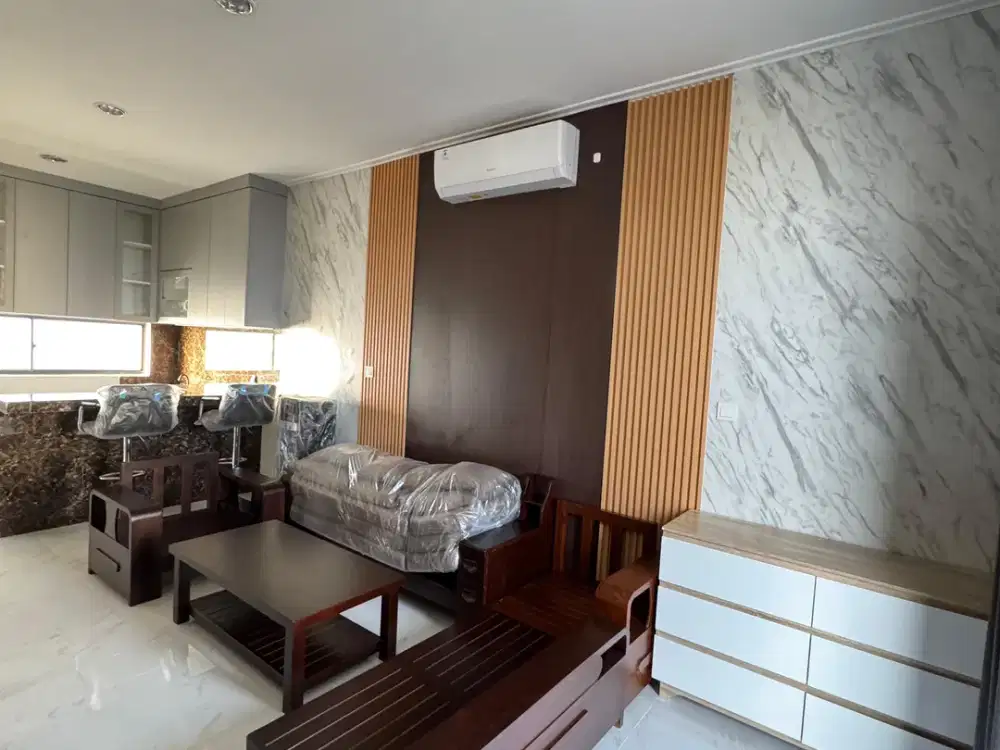 Disewakan Rumah Golf Island PIK Luas 5x15 Hoek 3lt Full Furnished