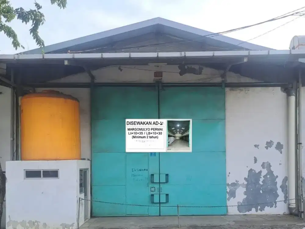 disewakan murah gudang margomulyo permai siap pakai