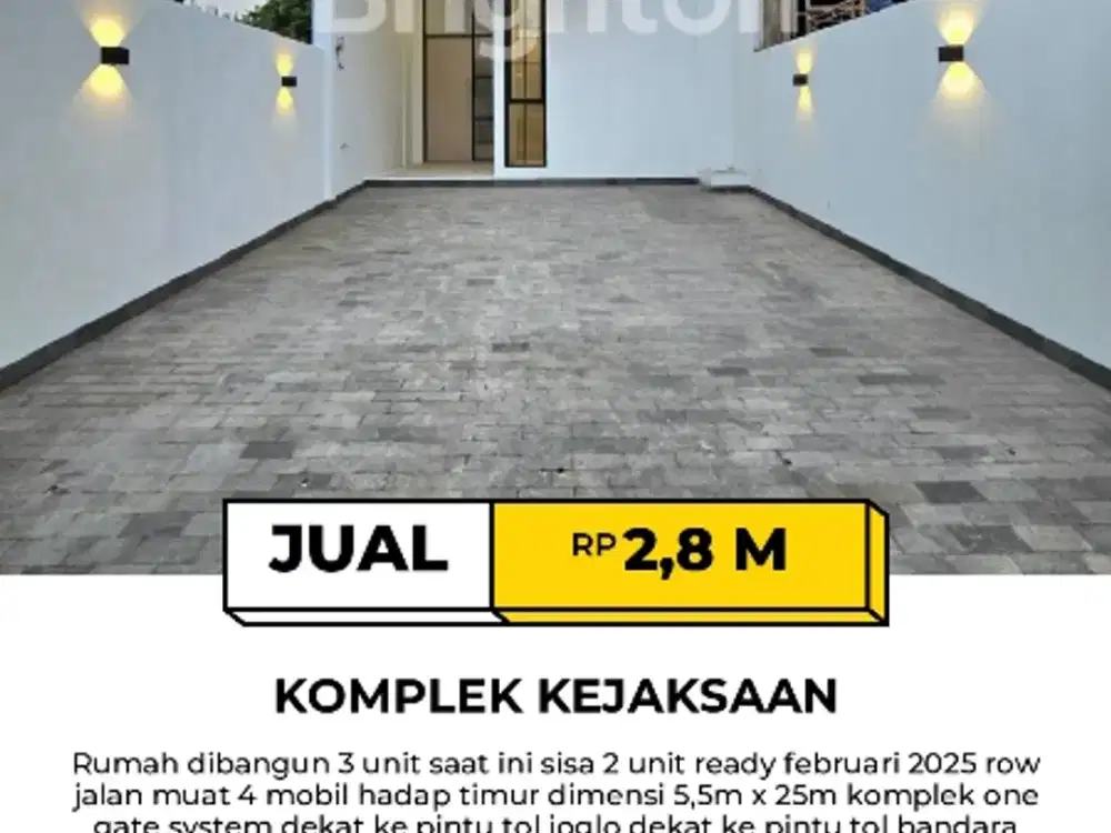 Ruma baru modern strategis Komplek Kejaksaan Kreo Larangan Banten