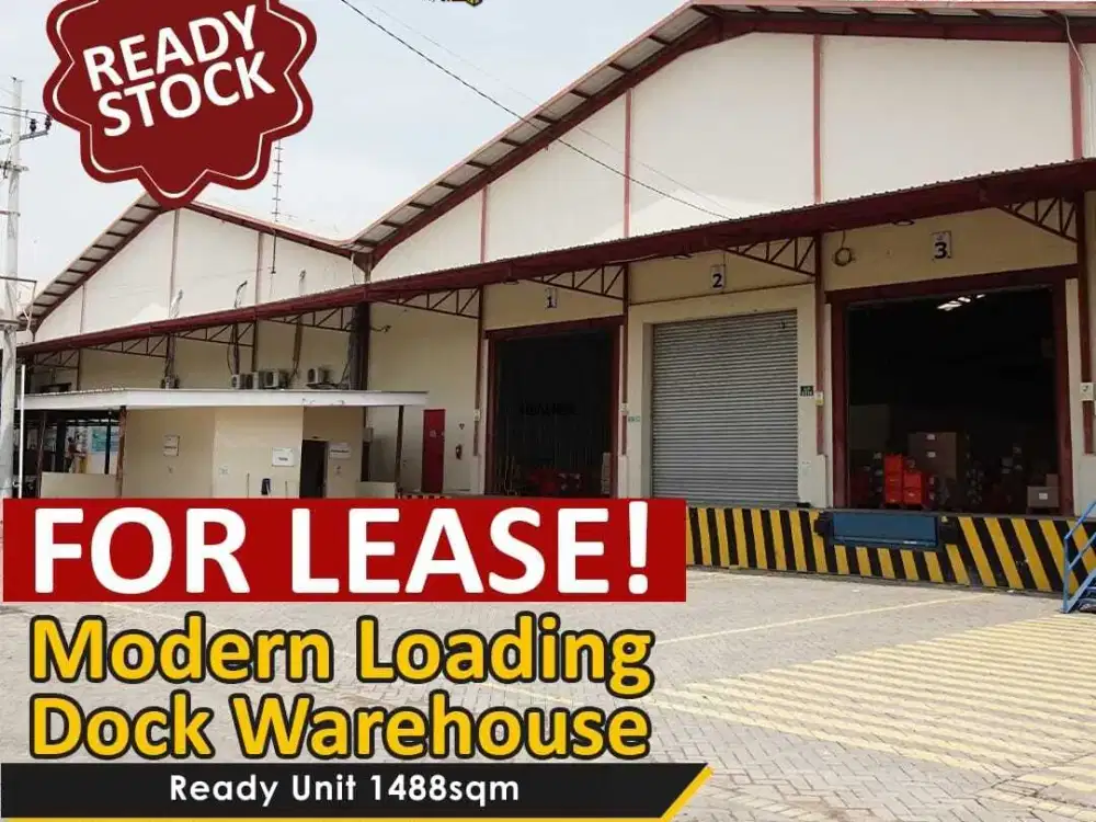 Disewakan Loading Dock 2000m2 Kawasan Safe n Lock - Sidoarjo