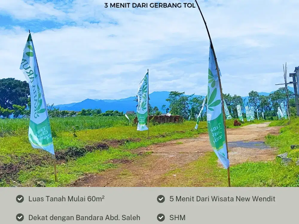 Promo lebaran tanah eksklusif pakis, sudah split lokasi dekat bandara