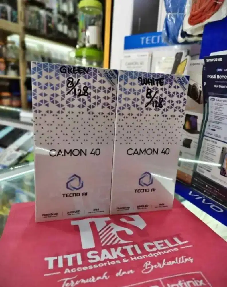 Tecno camon 40 promo new garansi resmi segel pabrik