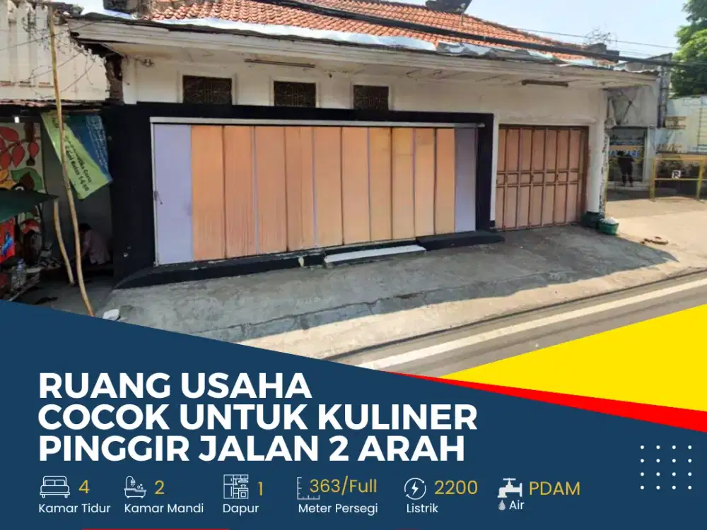 Ruang Usaha Laweyan Cocok Untuk Kuliner Pinggir Jalan Dua Arah