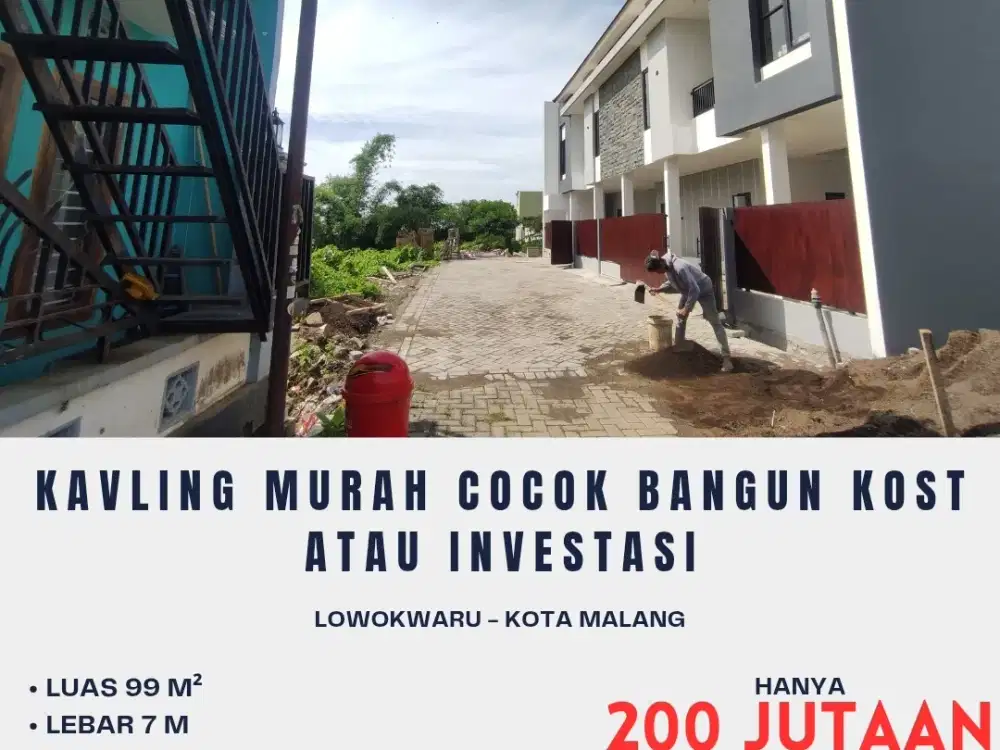 Tanah Cocok Bangun Kost Kawasan Cafe Dan Kos Mahasiswa