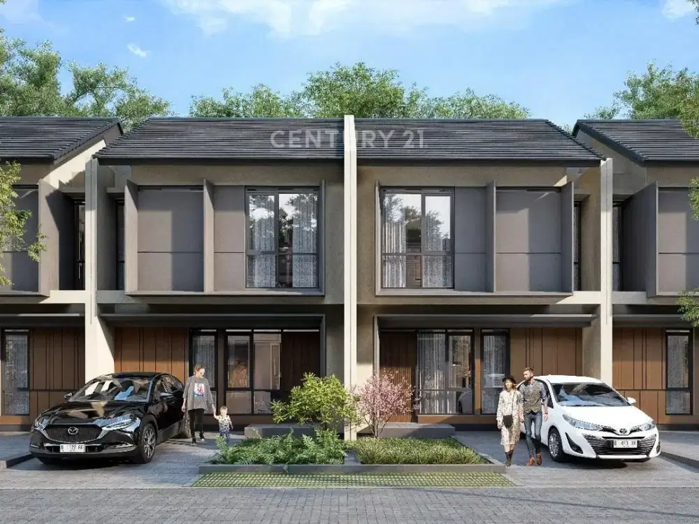 Rumah Baru 2 Lantai Design Modern Dalam Cluster Exclusive Cimahi