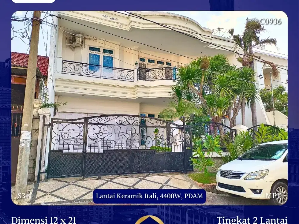 Rumah Mulyosari Prima dkt Pakuwon City Wisma Permai ITS Kertajaya