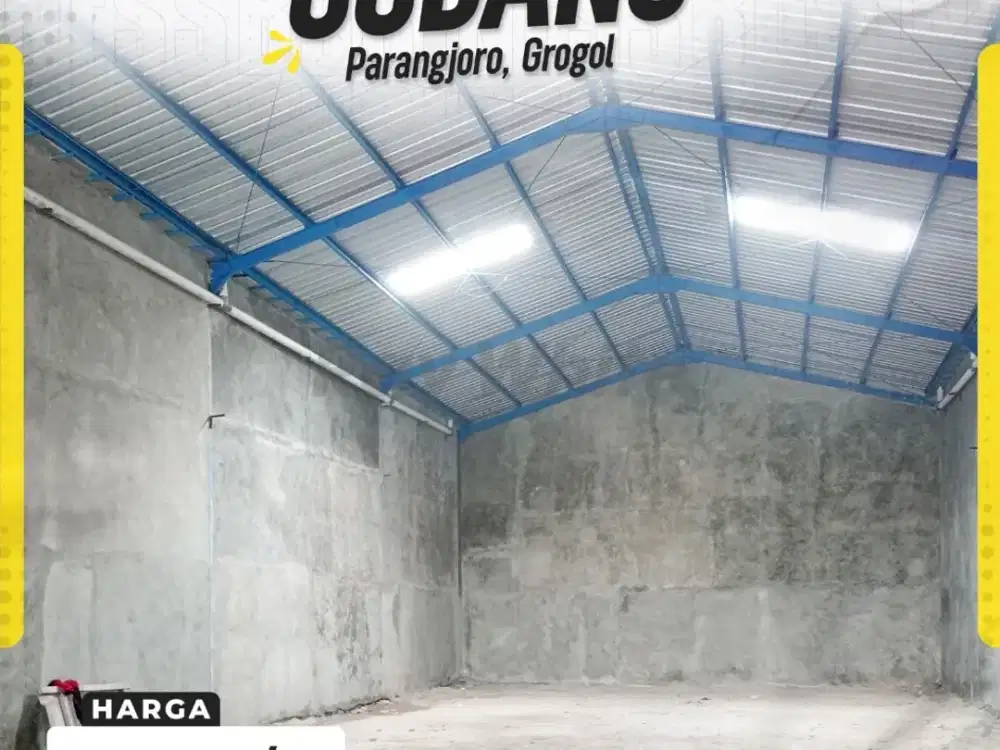 Disewakan Gudang Luas 300m di Parangjoro, Grogol