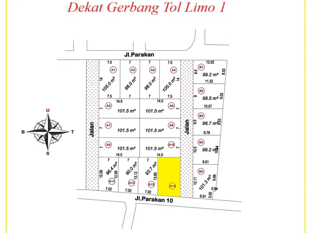 Tanah SHM di Cinangka – Harga Kompetitif Mulai Rp 4,1 Juta/m²
