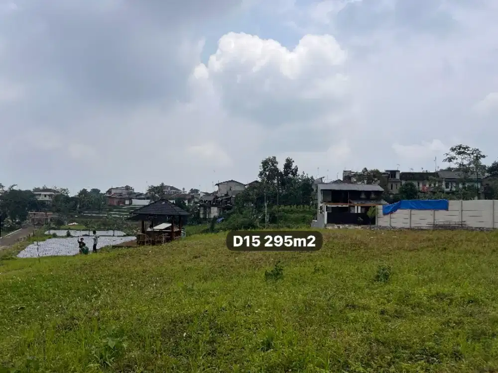 Tanah luas 295 m2 akses mudah di puncak dekat tol