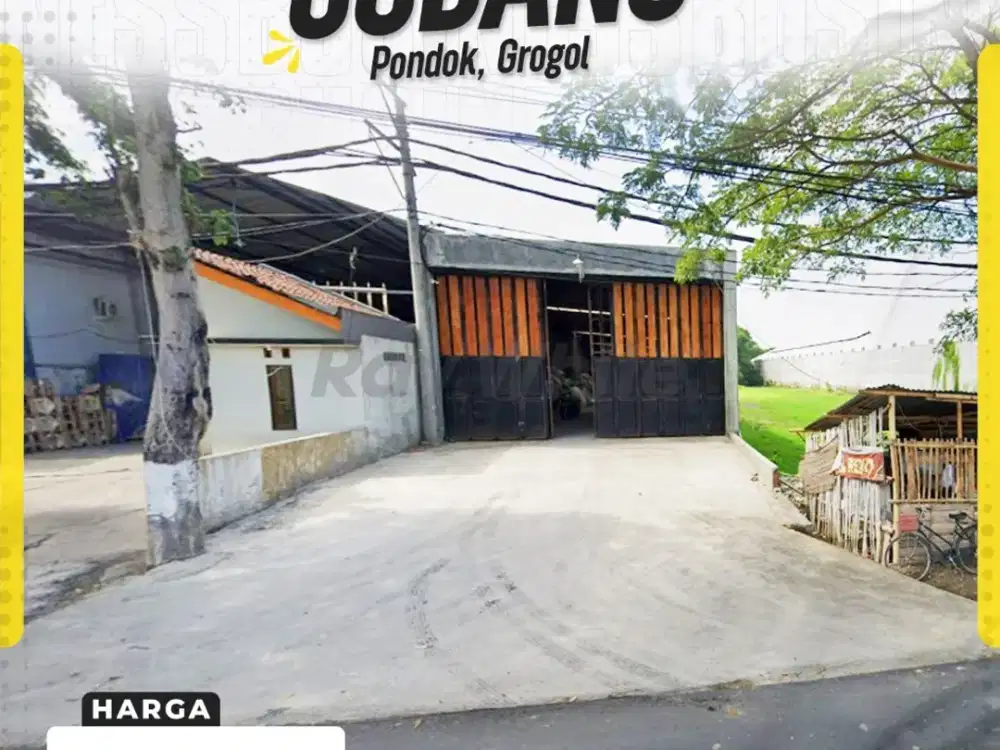 Dijual Gudang Strategis dengan Akses Kontainer di Pondok, Grogol