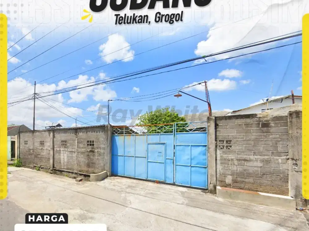 Dijual Gudang Siap Pakai Akses Lebar di Telukan, Grogol